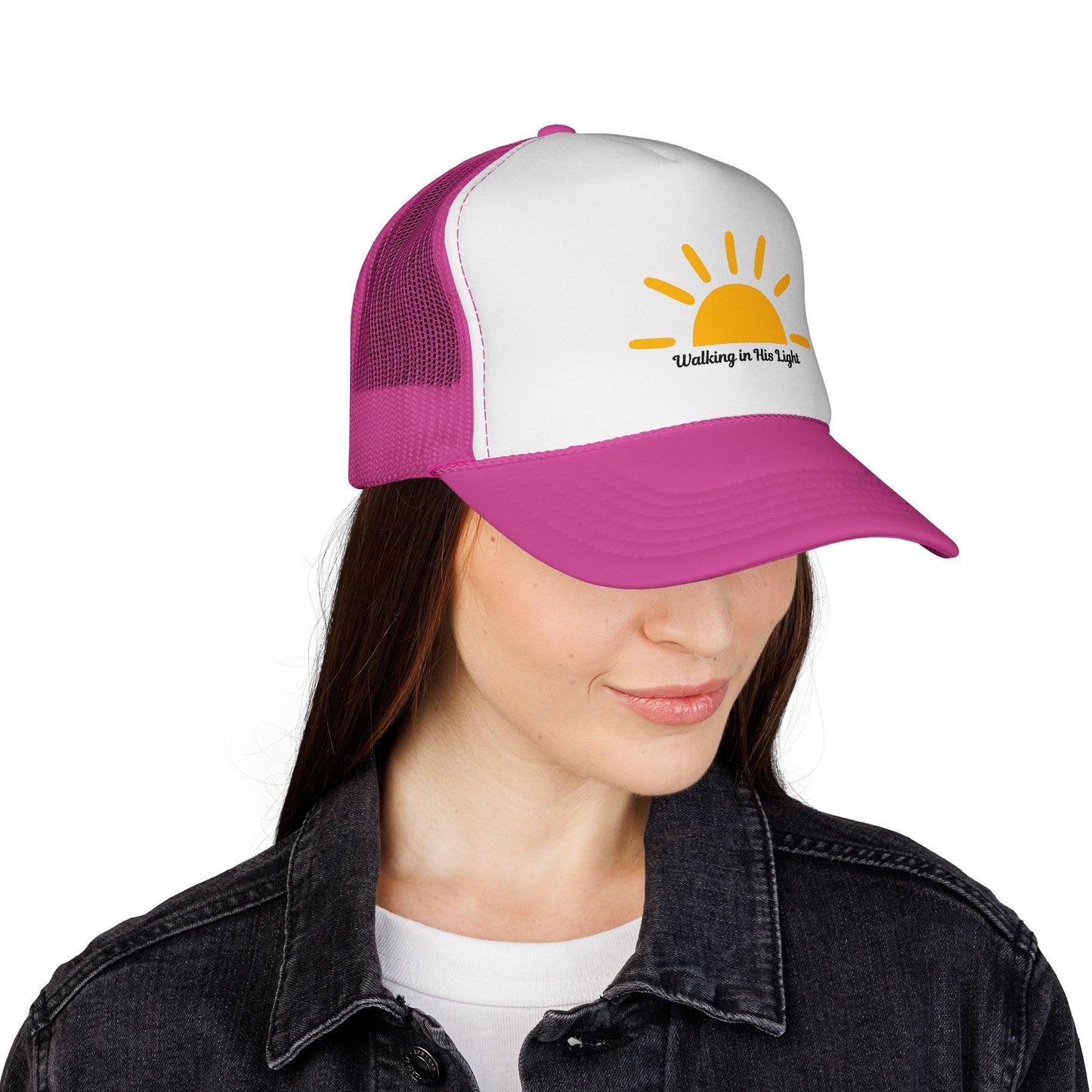 Walking in His Light Trucker Hat