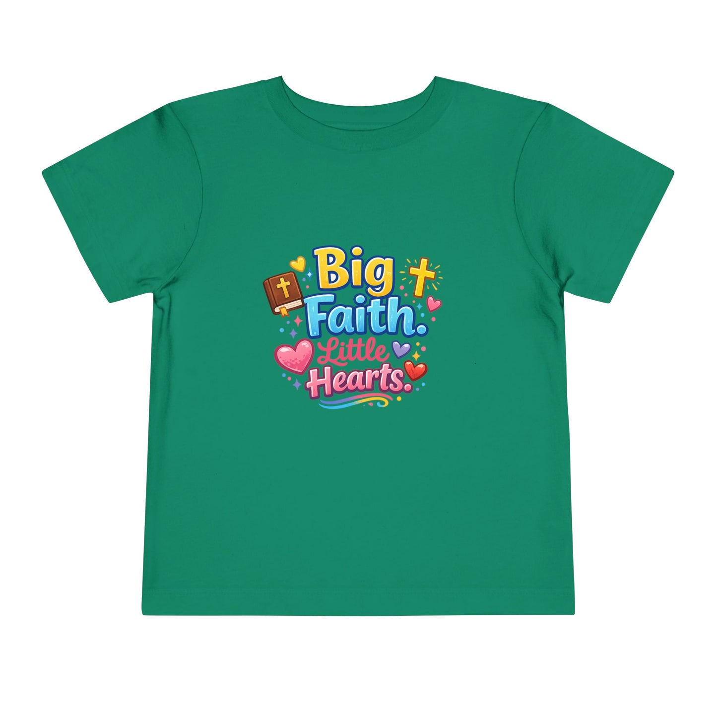 Big Faith Little Hearts Toddler Tshirt