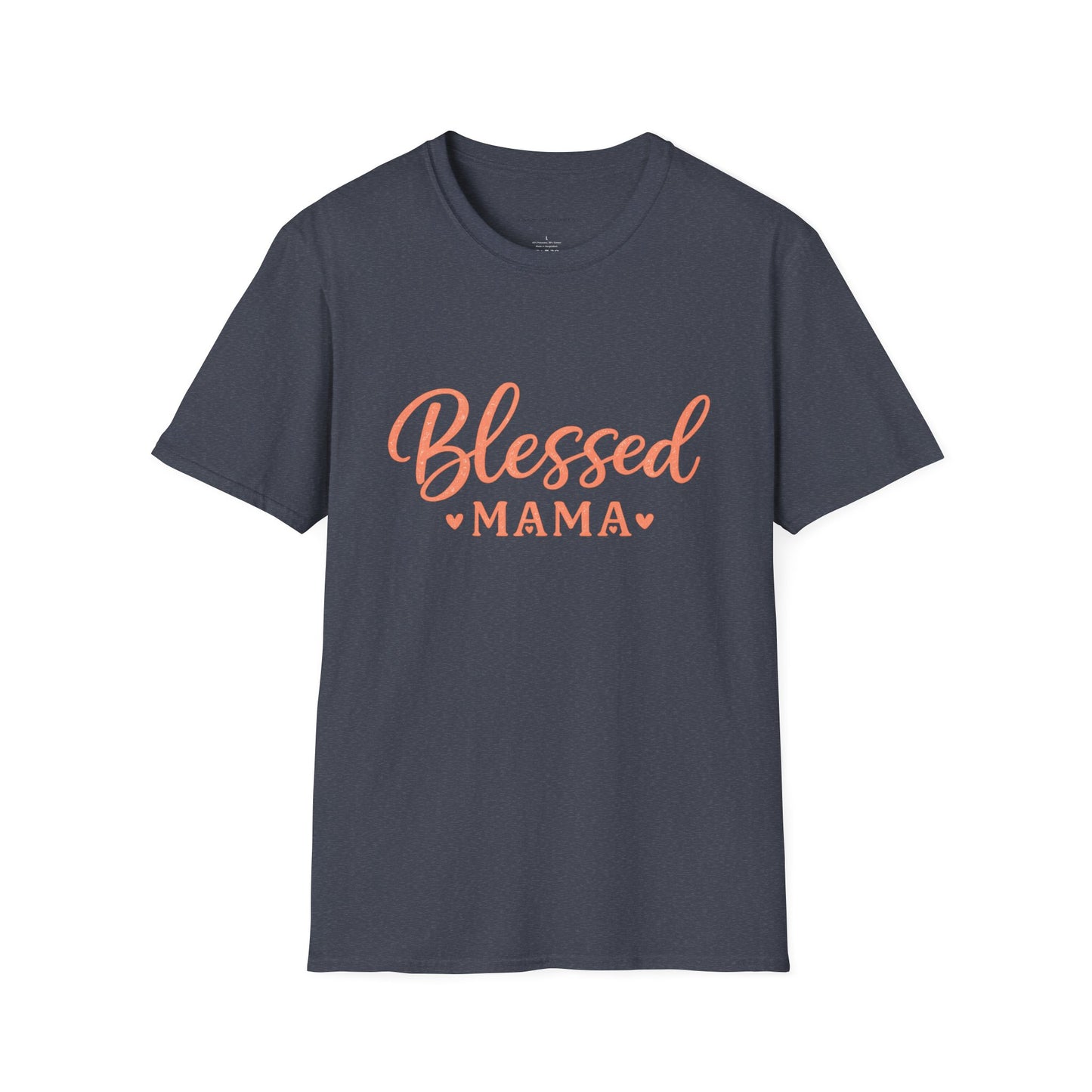 Blessed Mama Woman's Tshirt- Pink