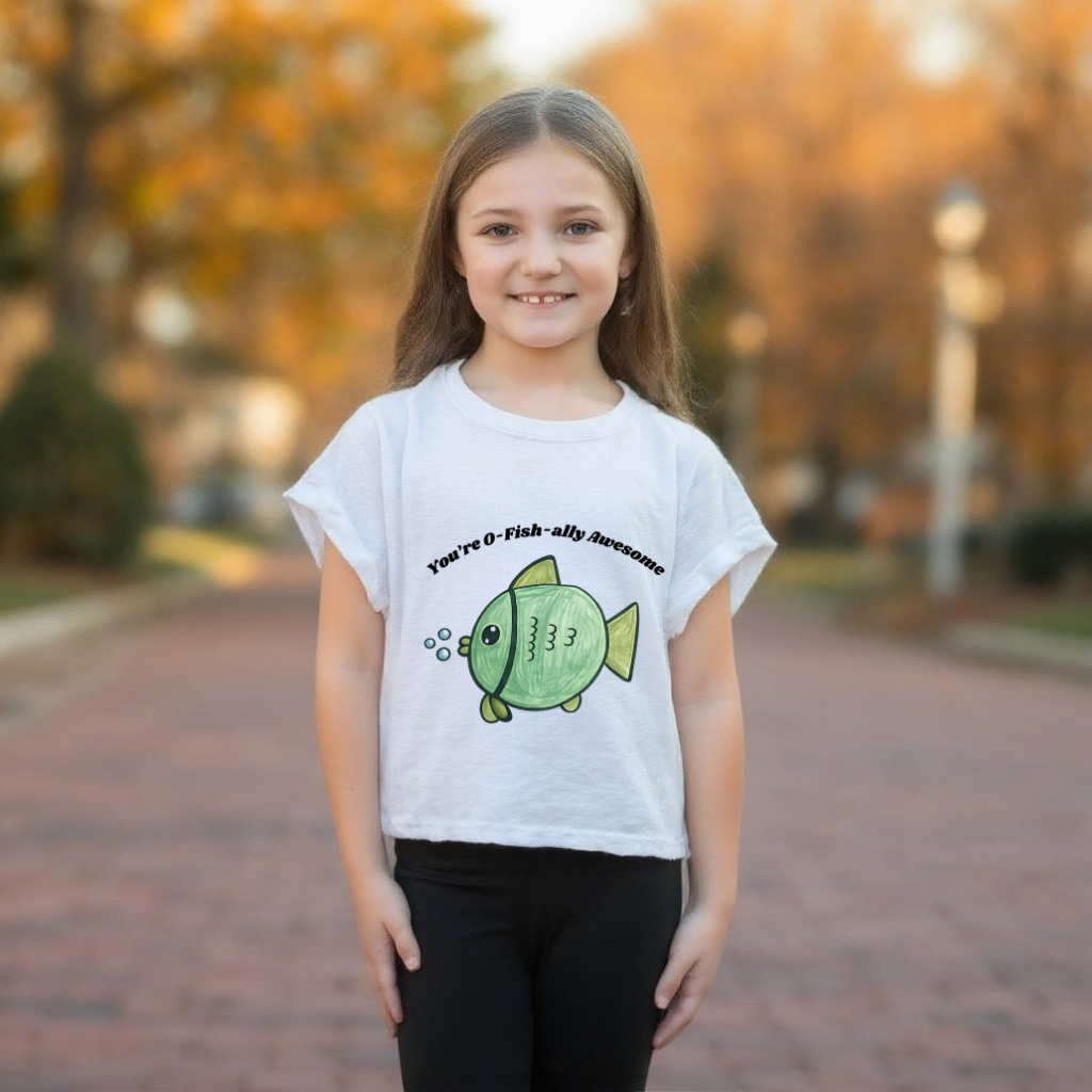 O-Fish-ally Awesome Youth Tshirt