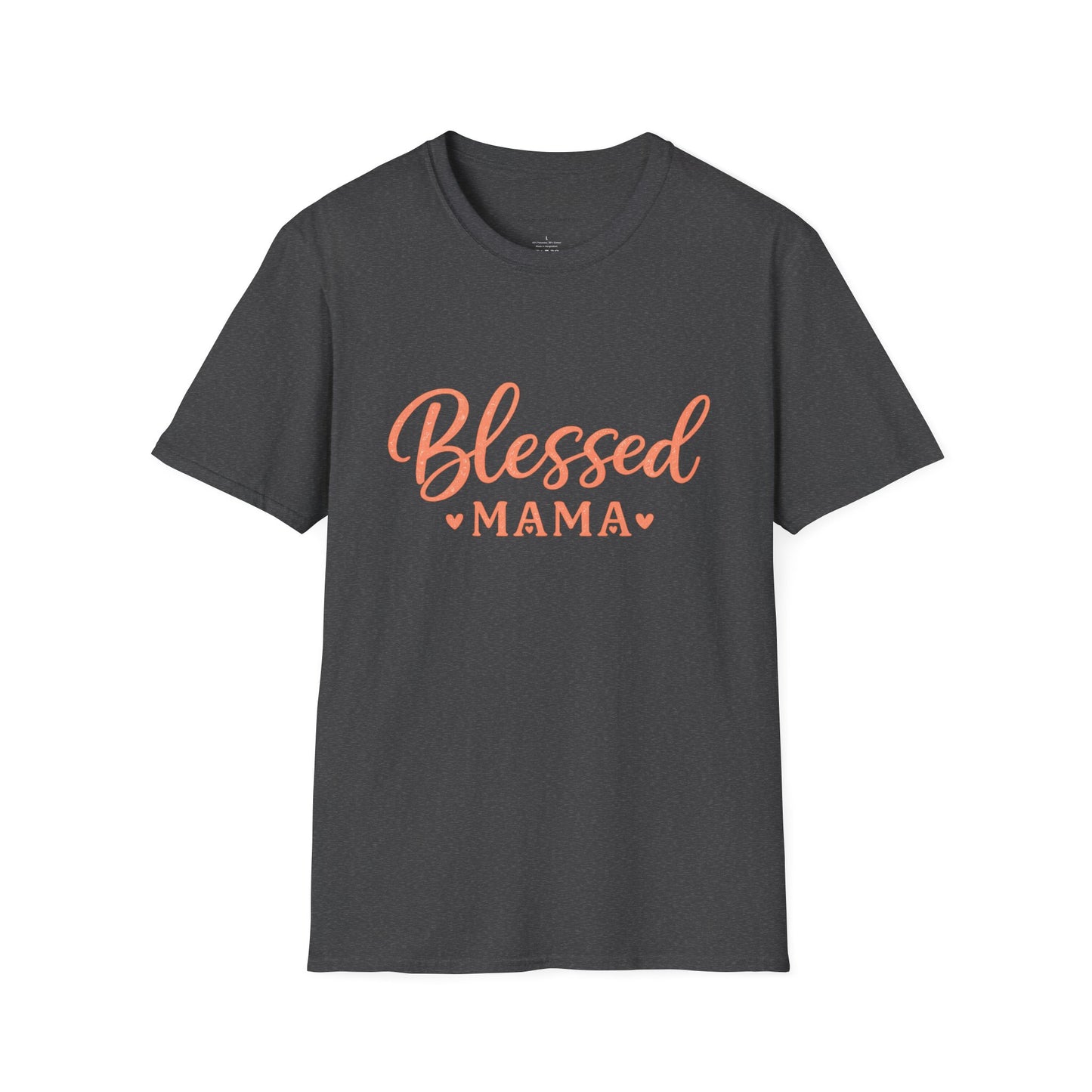 Blessed Mama Woman's Tshirt- Pink