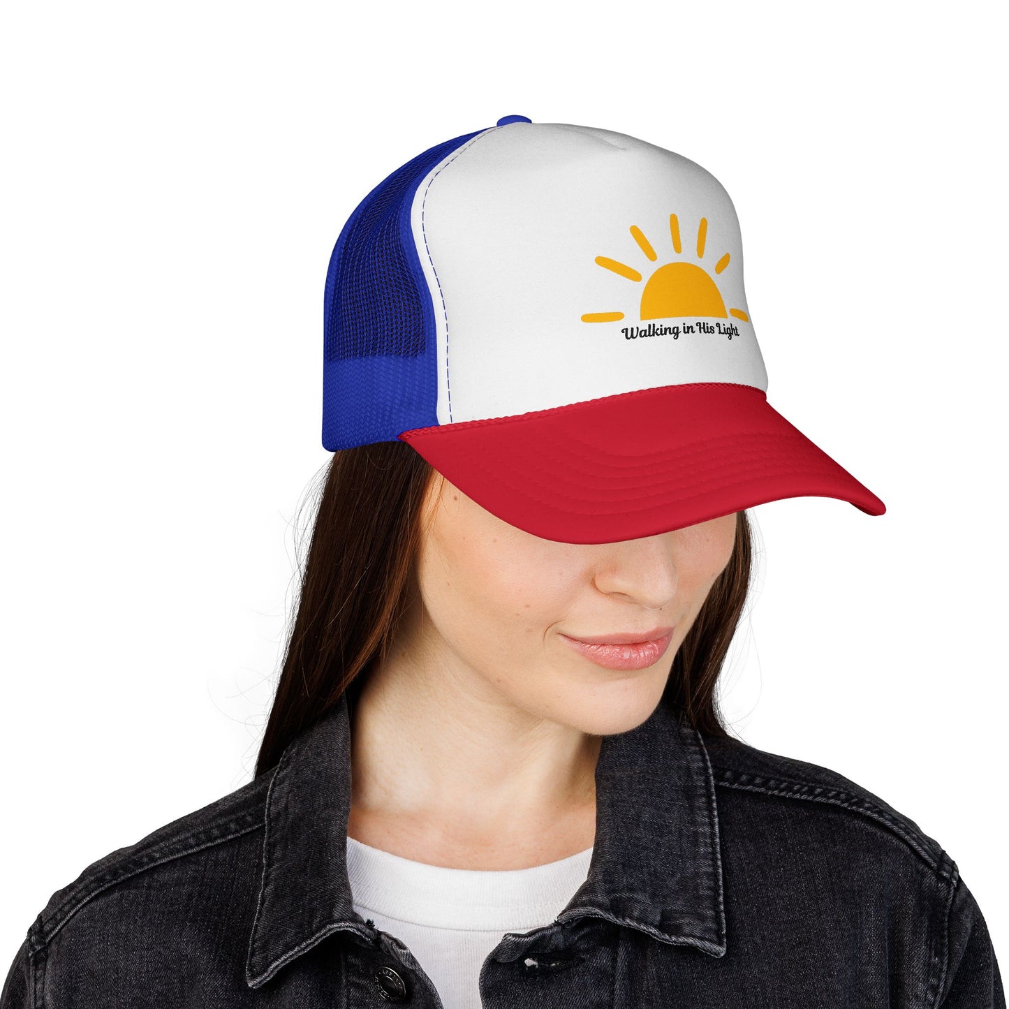 Walking in His Light Trucker Hat
